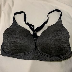 Sports Bra 36D gray razor back